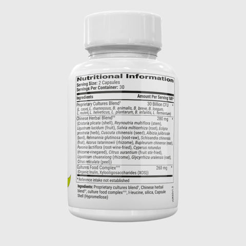 Bioptimizers Cognibiotics supplement facts