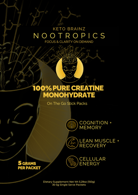 Pure Creatine Monohydrate – Keto Brainz