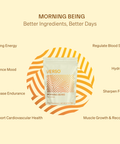 Creamy chocolate powder with moringa, cacao and green tea extract, which promotes energy and mental clarity.
