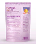 Sugar-free evening supplement packaging with glycine, magnesium and saffron, designed for relaxation and sleep support.