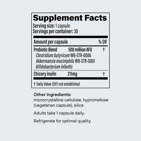 Pendulum GLP-1 Probiotic supplement facts