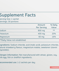 SALTE Electrolytes Strawberry - Supplement Facts