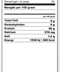 Nutritional content for Collagen Protein from Superstate
