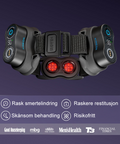 MOVE+ Pro device with LED and laser technology for pain relief and recovery, with a user-friendly design for home use.