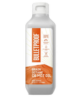 Bulletproof Brain Octane C8 MCT oil in a 946ml bottle, promotes energy from fat and supports cognitive performance.