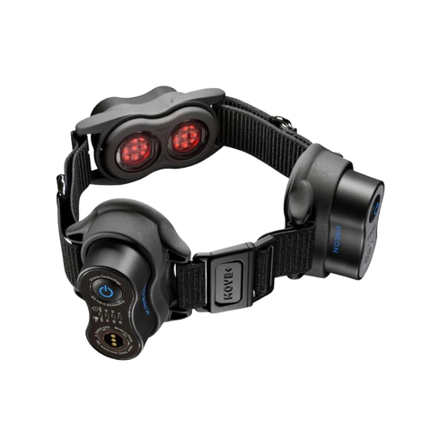 MOVE+ Pro device with LED and laser technology for pain relief and muscle recovery, designed for home use.
