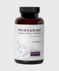 Premium Spermidine dietary supplement from Primeadine in a dark bottle, with 90 capsules, that promotes autophagy and cellular renewal.