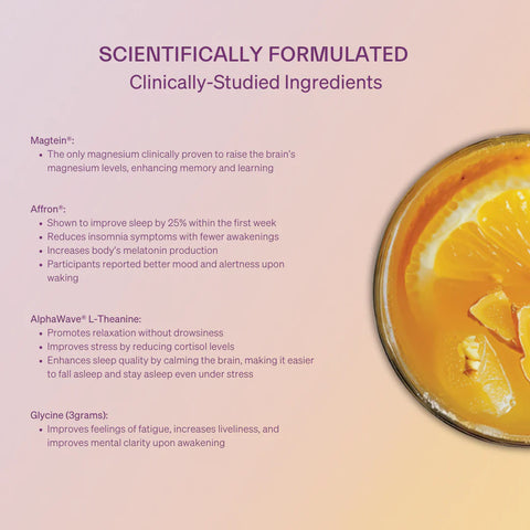 Evening Being supplement with glycine, magnesium and saffron, promotes relaxation and sleep. Vegan, sugar-free formula.